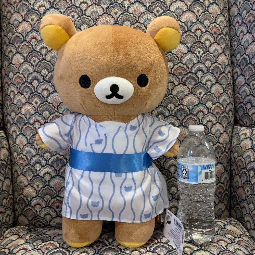 Rilakkuma Yukata Blue Plushie